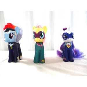My Little Pony Power Ponies Heroes  Rarity, Rainbow Dash  Fluttershy Lot of 3